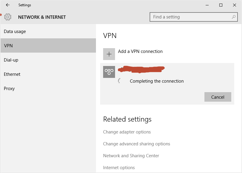 stop windows 10 from vpn autoconnect
