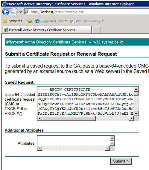  114 The Request Contains No Certificate Template 